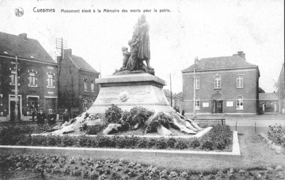 Cuesmes : Monument lev  la gloire des morts pour la Patrie. (Date inconnue)