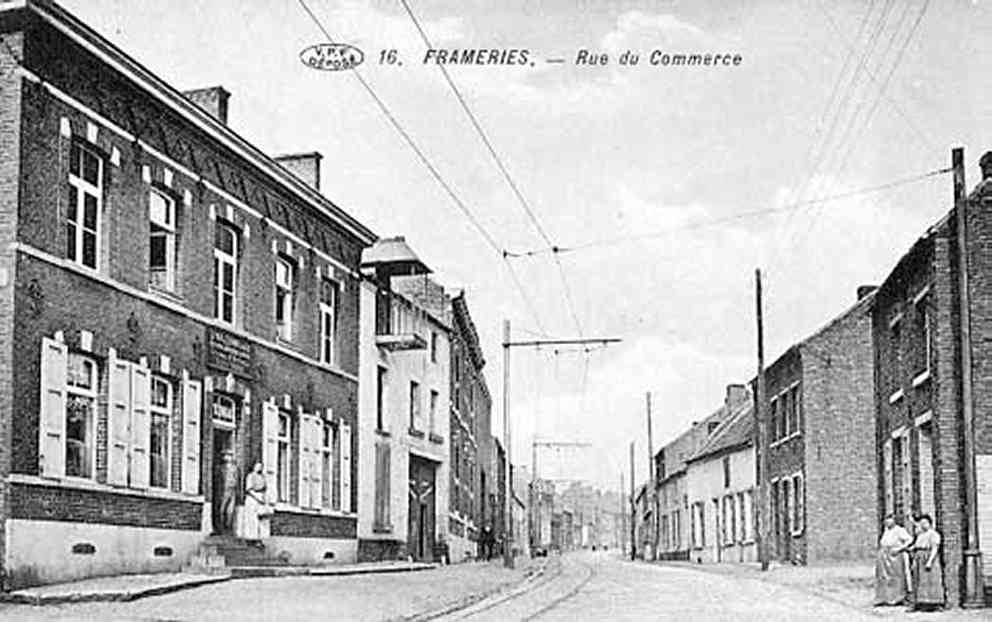 Frameries : Rue du Commerce.