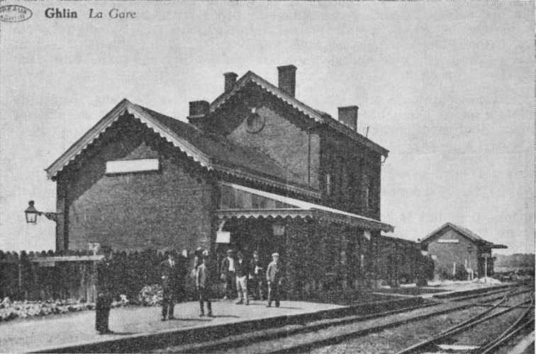 Ghlin : La gare.