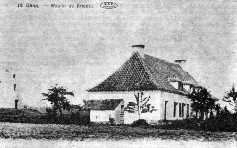 Ghlin : Moulin de briques.