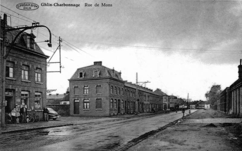 Ghlin : Charbonnage - Rue de Mons.