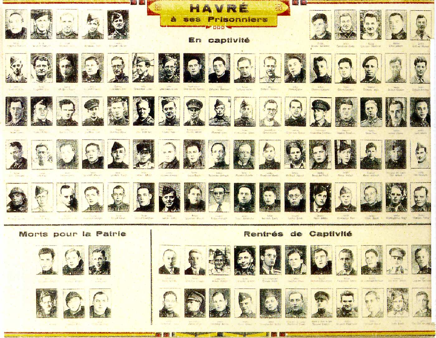 Havr : Prisonniers des la guerre 1940-1945.