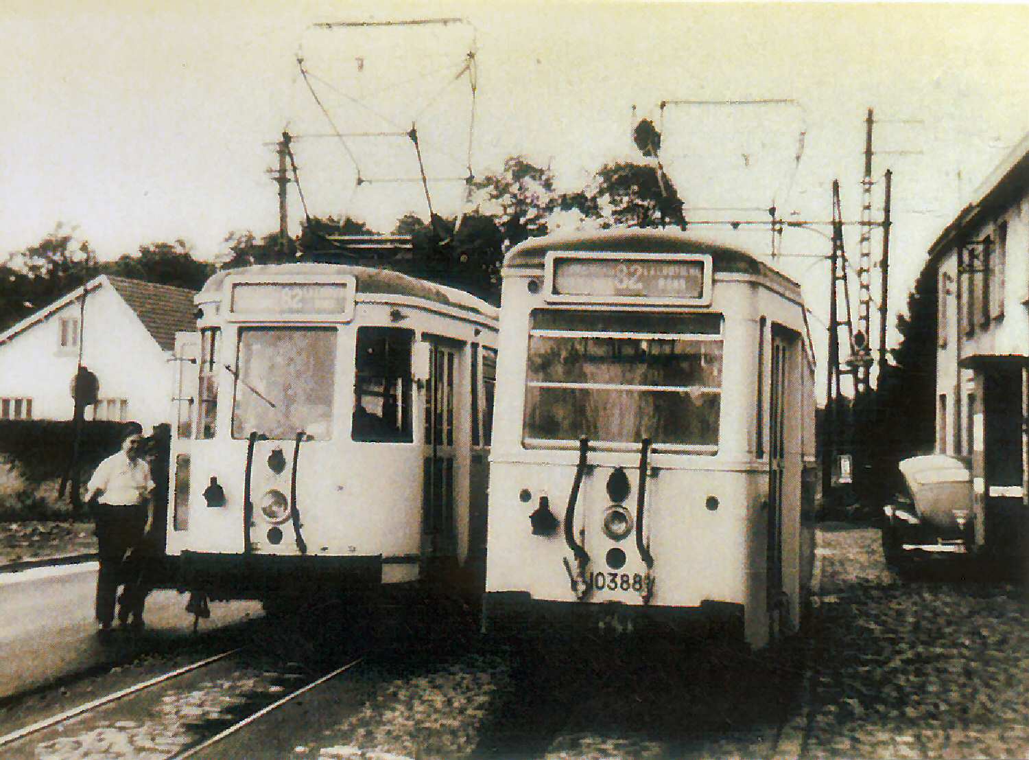 Havr : Tram venant de Mons.