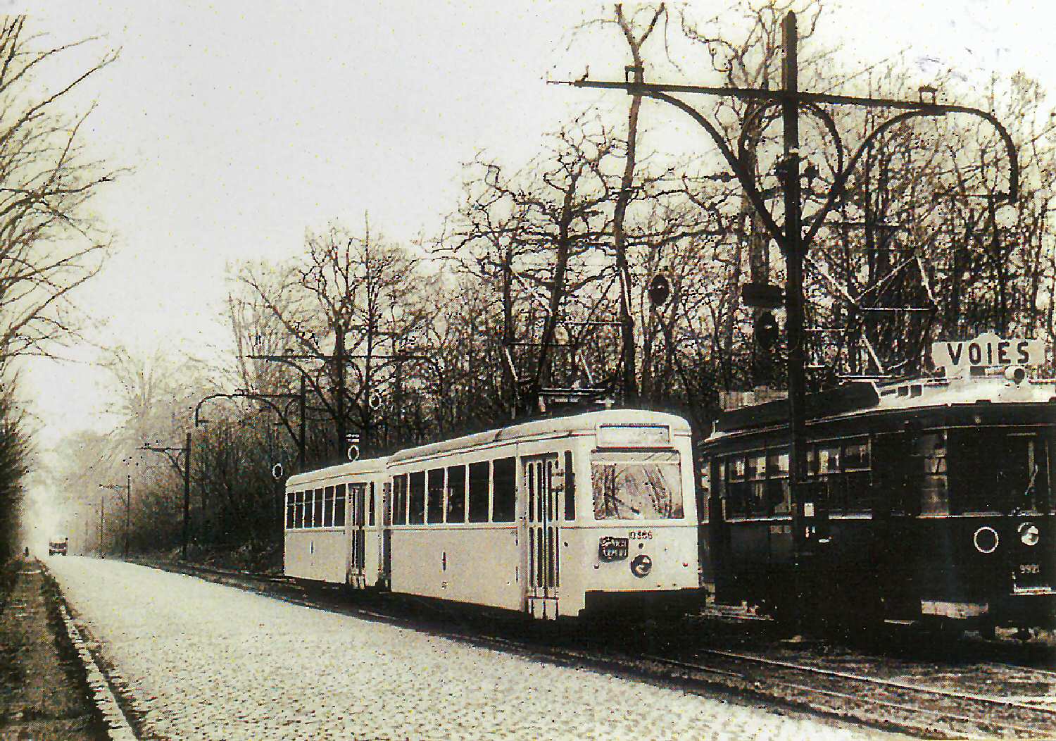 Havr : Tram venant de Mons.