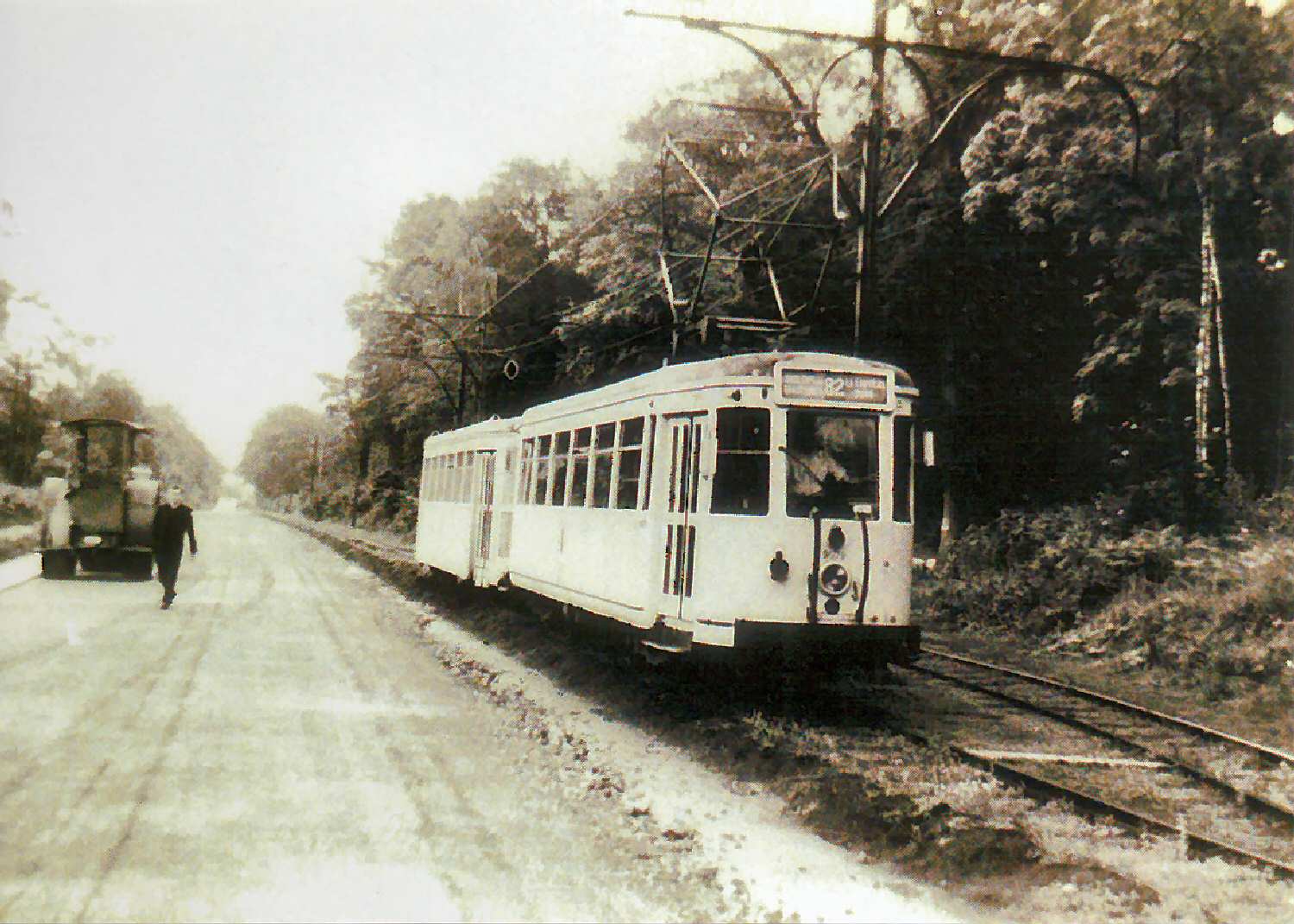 Havr : Tram venant de Mons.