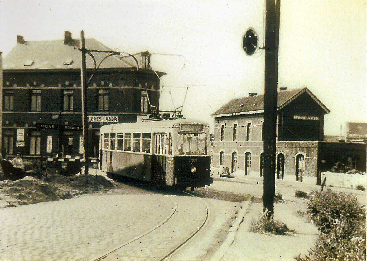 Havr : Tram venant de Mons.