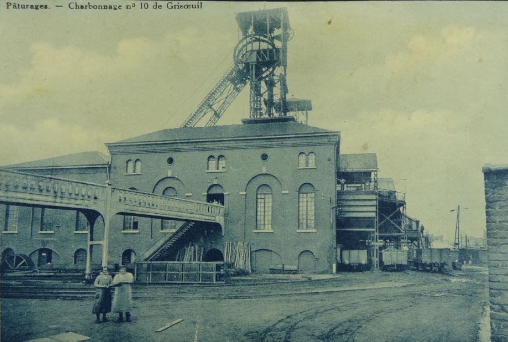 Pâturages : charbonnage n°10 de Grisoeuil.