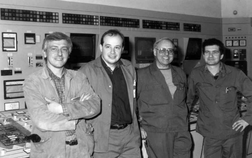 De gauche  droite : Emilio Zenzerovich, Philippe HAYEZ, Jacques Boudar et Frank Zimmer