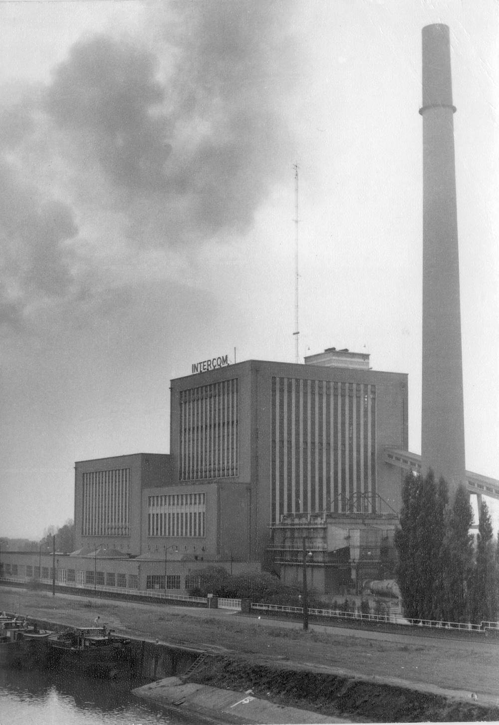 Baudour : vue gnrale de l'ancienne centrale thermique (Intercom)