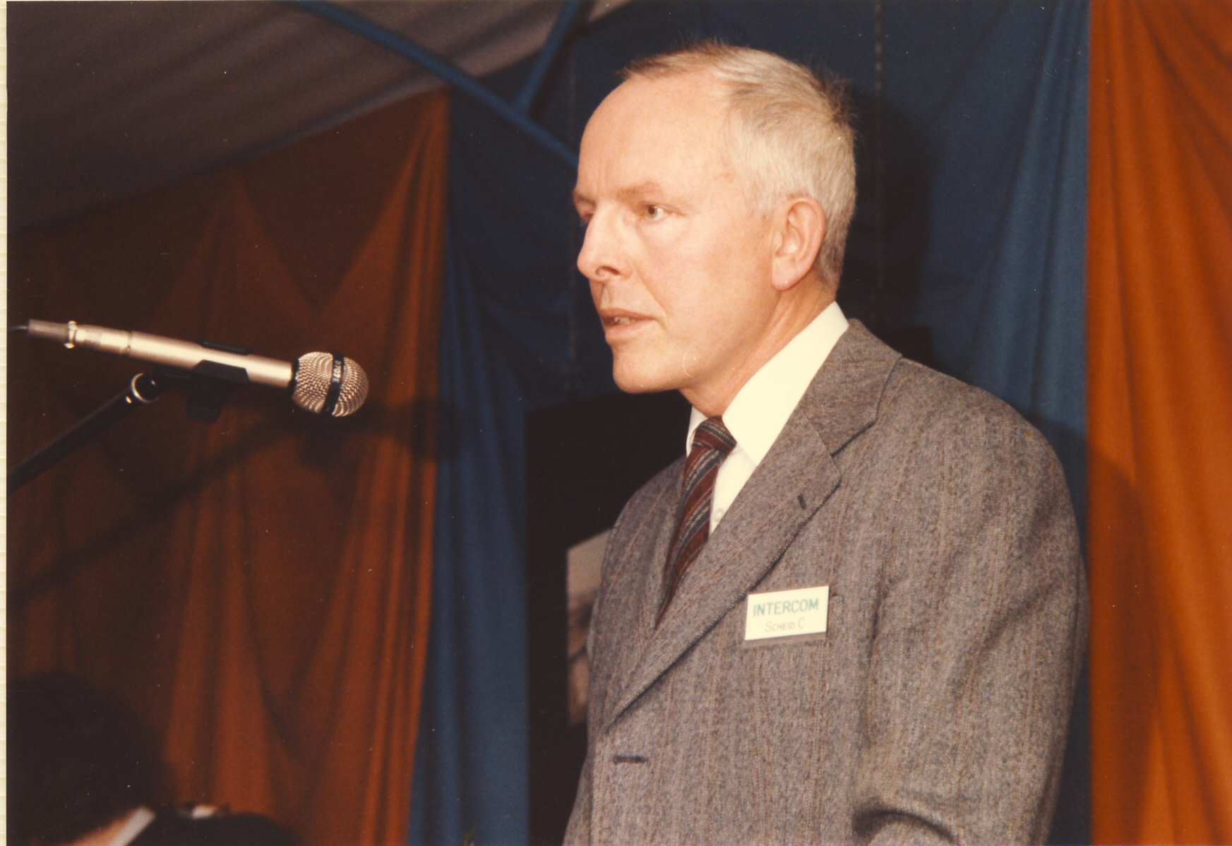 Baudour : Monsieur Scheid directeur de la centrale.