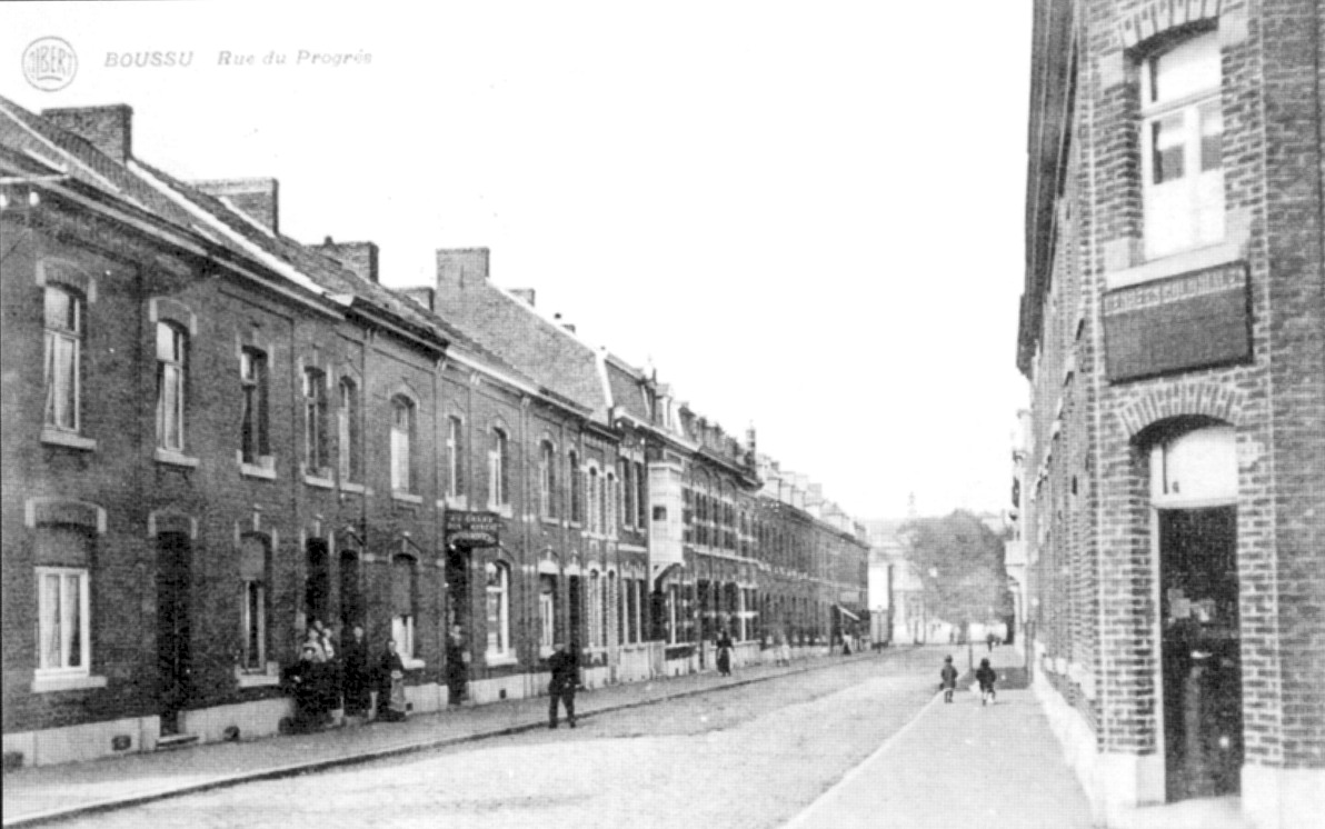 Boussu : Rue du Progrs (1920).