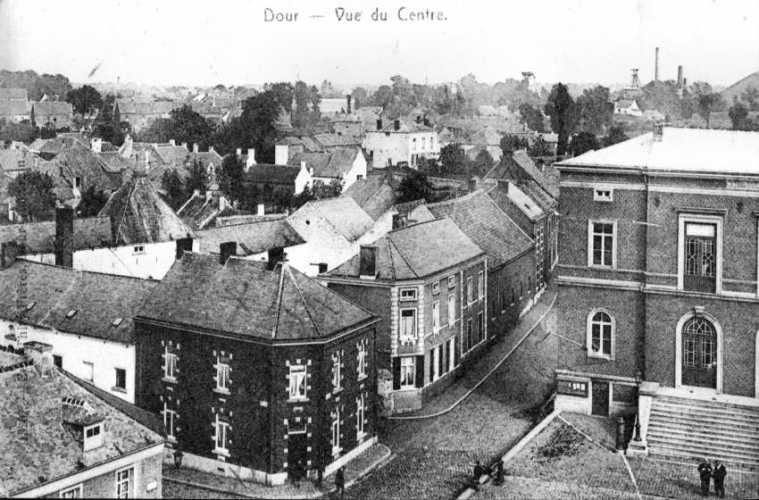 Dour : vue du centre.