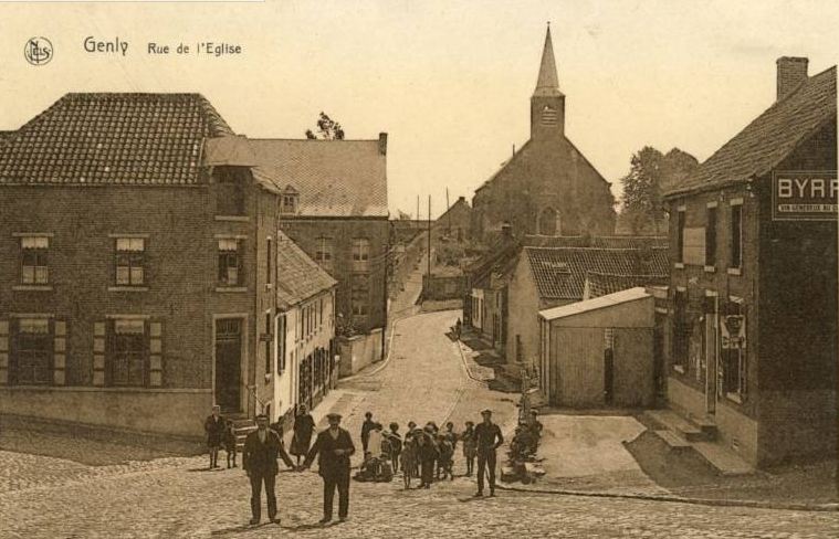 Genly : Rue de lEglise -1938.