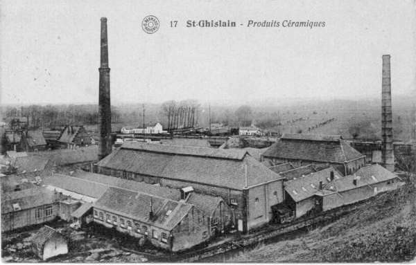 Saint-Ghislain : Usine de cramique.