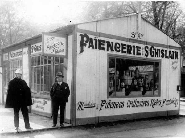 Bruxelles : Pavillon Faencerie de St-Ghislain.