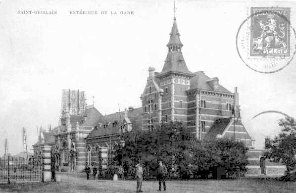 Saint-Ghislain : extrieur de la gare.