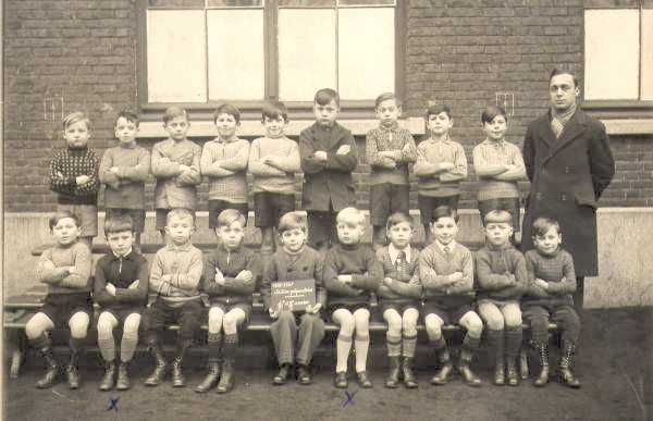 Saint-Ghislain : Ecole en 1937.