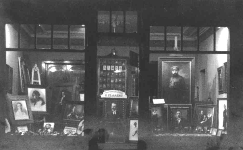 Saint-Ghislain : Grand-Rue n 91, photographe Gustave Flameng  qui reprit le commerce d'Ulysse Gandibleu.