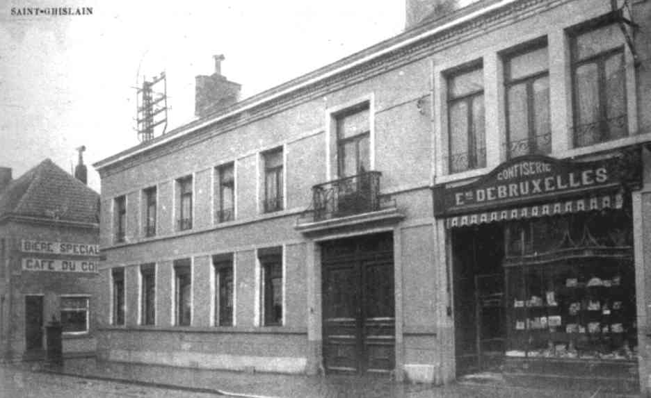 Saint-Ghislain : Confiserie en gros d'Edmond Debruxelles fonde en 1909  la rue du Port.