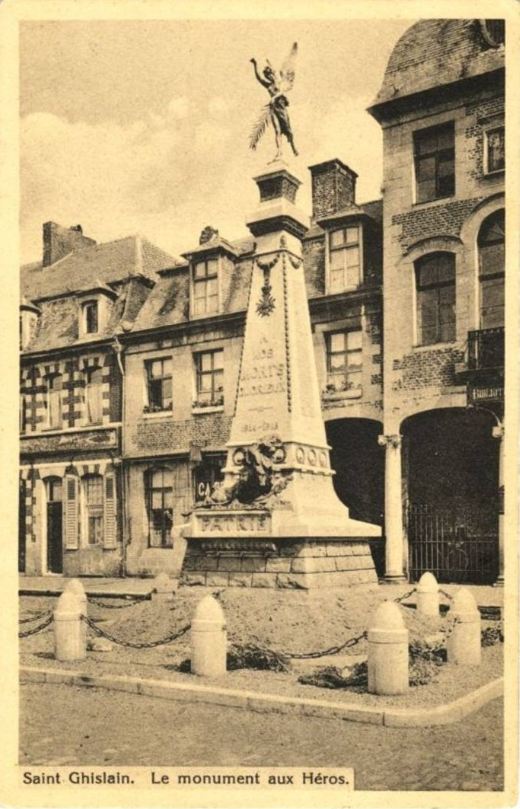 Saint-Ghislain - Le monument aux Hros. 