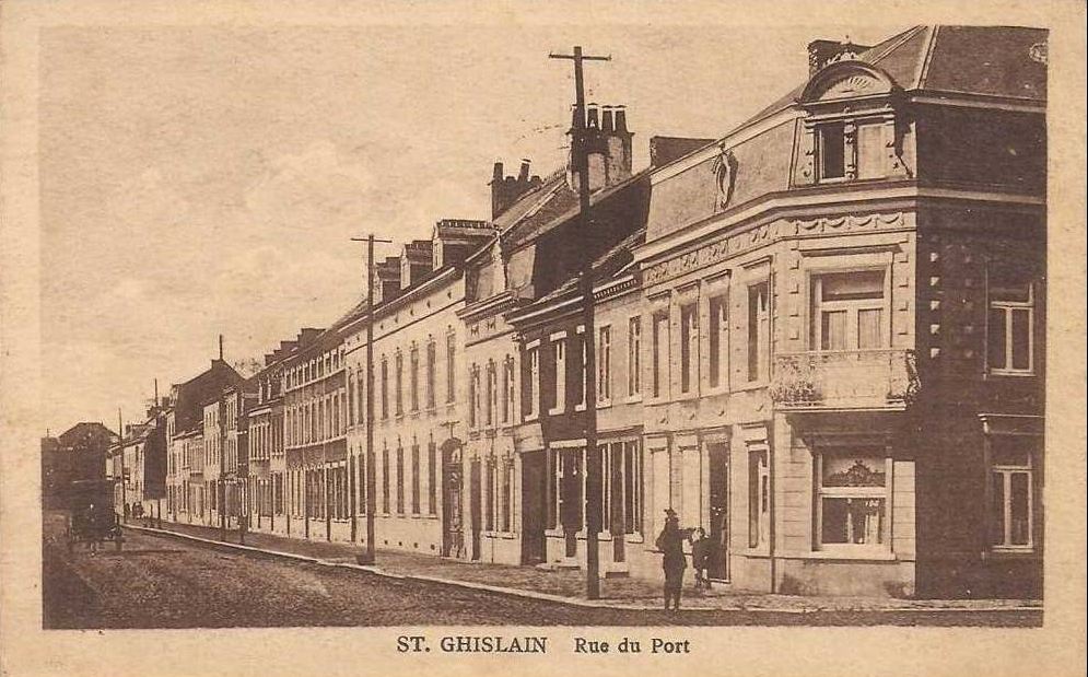 Saint-Ghislain : Rue du Port.