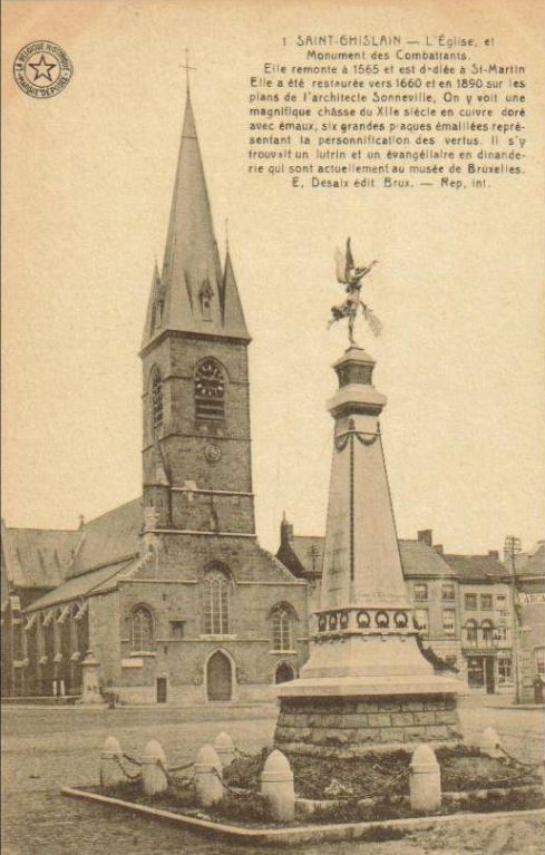 Saint-Ghislain: Monument des Combattants.