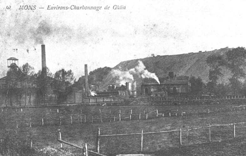 Ghlin : le charbonnage.