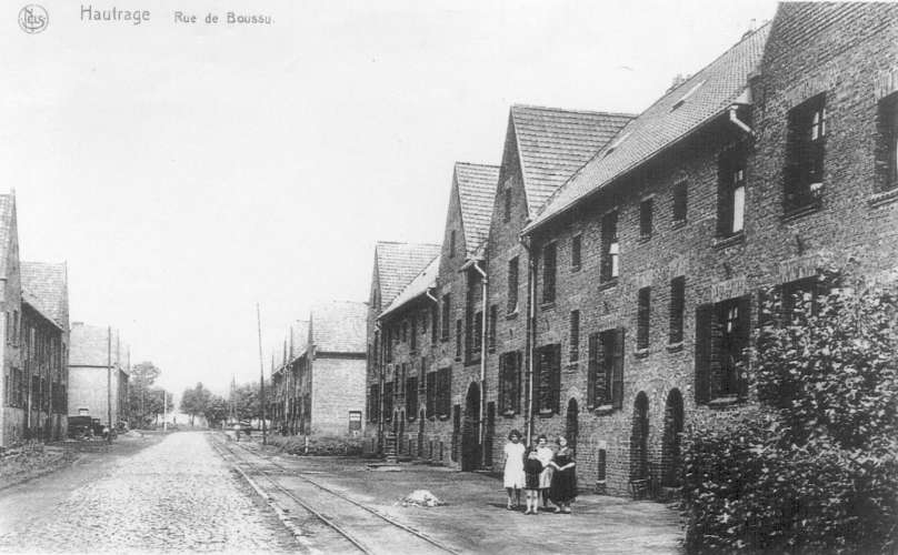 Hautrage : Rue de Boussu.