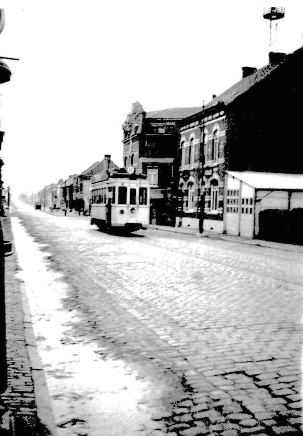 Hornu : tram route de Mons - Lligne de Mons  Dour.