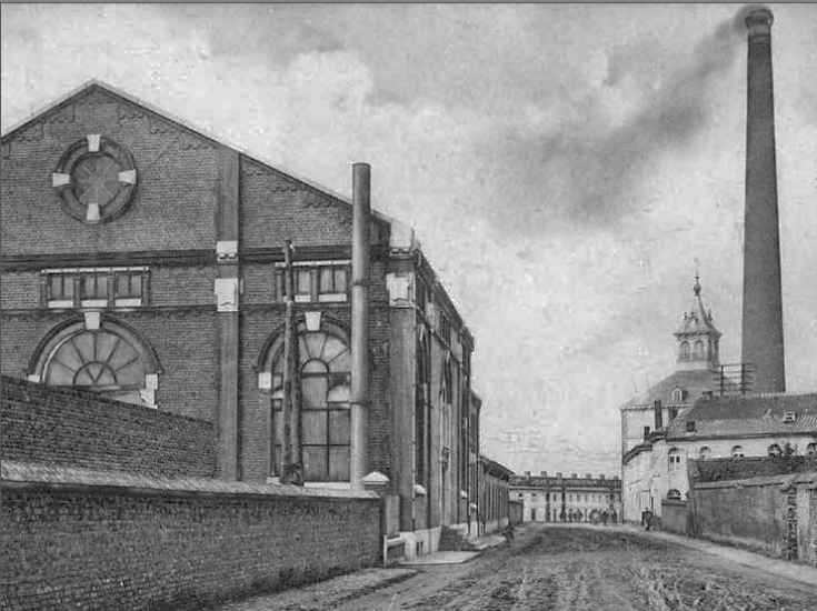 Hornu : Stationcentrale d'lectricit entre 1900 et 1910.