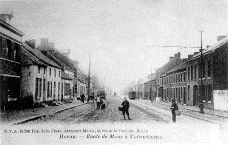 Hornu : Route de Mons  Valenciennes.