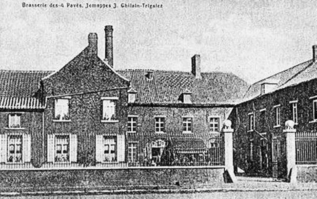 Jemappes en 1915 : Grand'Route - Quatres pavs Richeb.