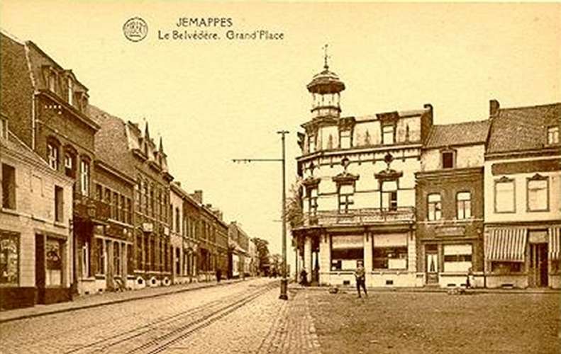 Jemappes : Le Blvdre et la Grand'Place.