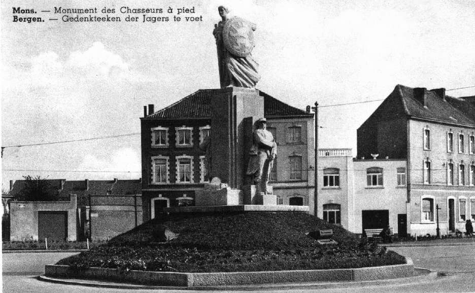 Mons : Monument des Chasseurs  pied.