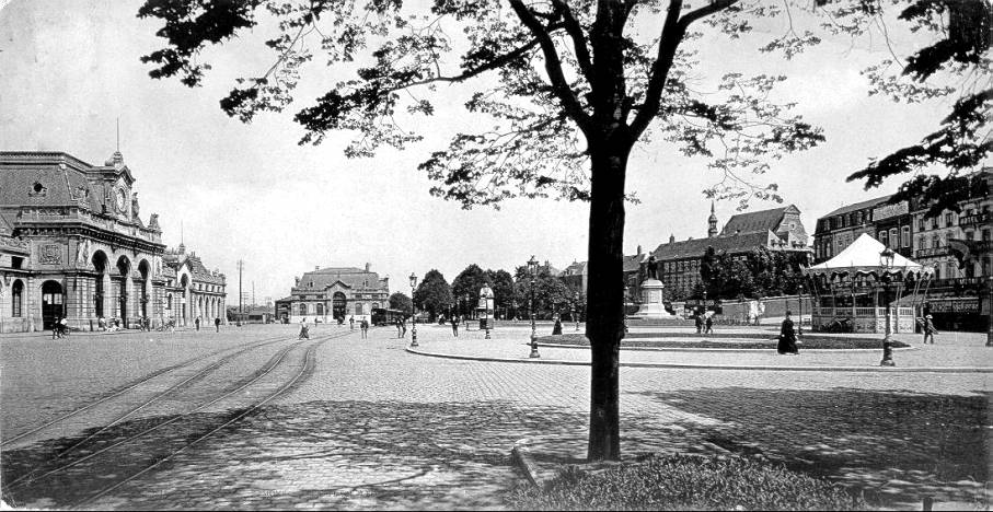 Mons : La gare.