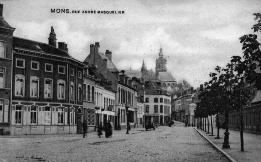 Mons : Rue Andr Masquelier.