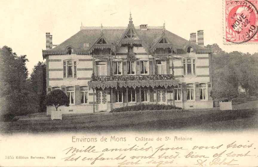 Mons : Chteau St Antoine 1910.
