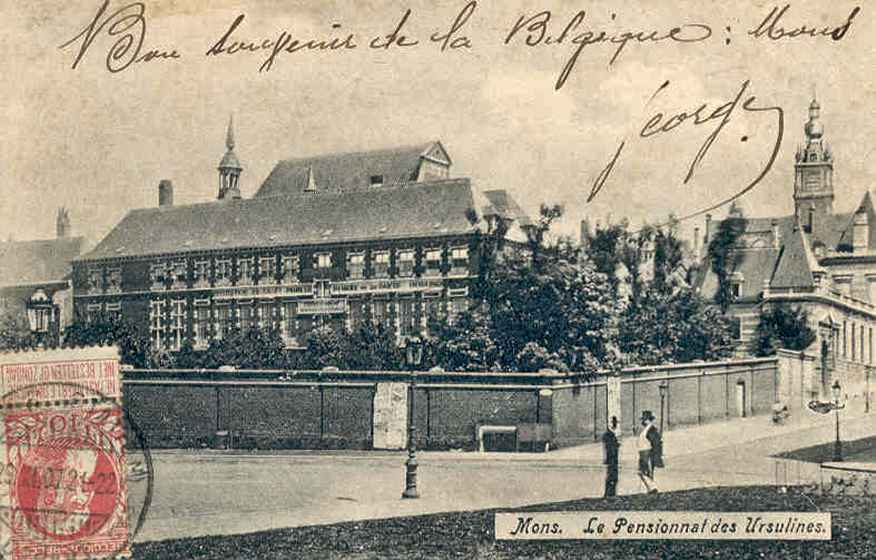 Mons : Pensionnat des ursulines.