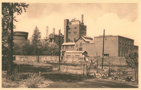 Quaregnon : Vue extrieure sur la centrale.