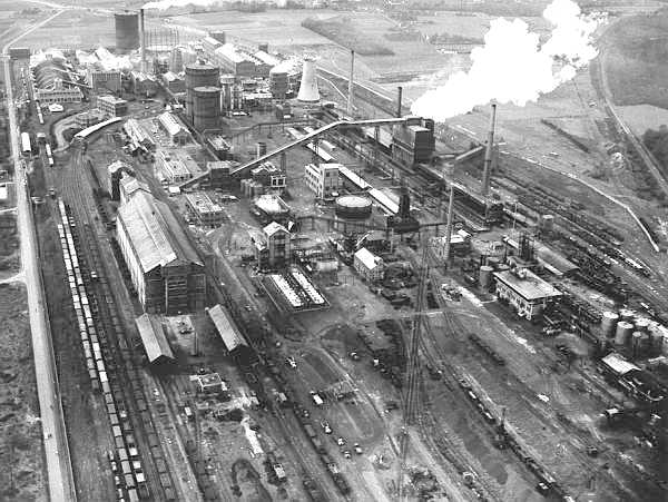 Tertre : Vue arienne Carcoke 10 avril 1956.