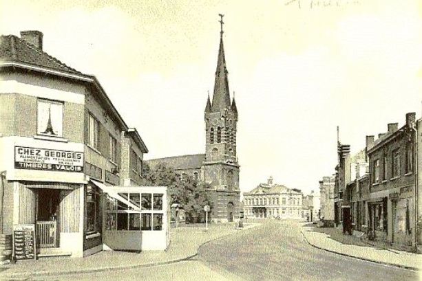 Thulin : L'glise depuis la rue Ferrer.