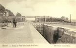 Havr : Ecluse et Pont du Canal du Centre.
