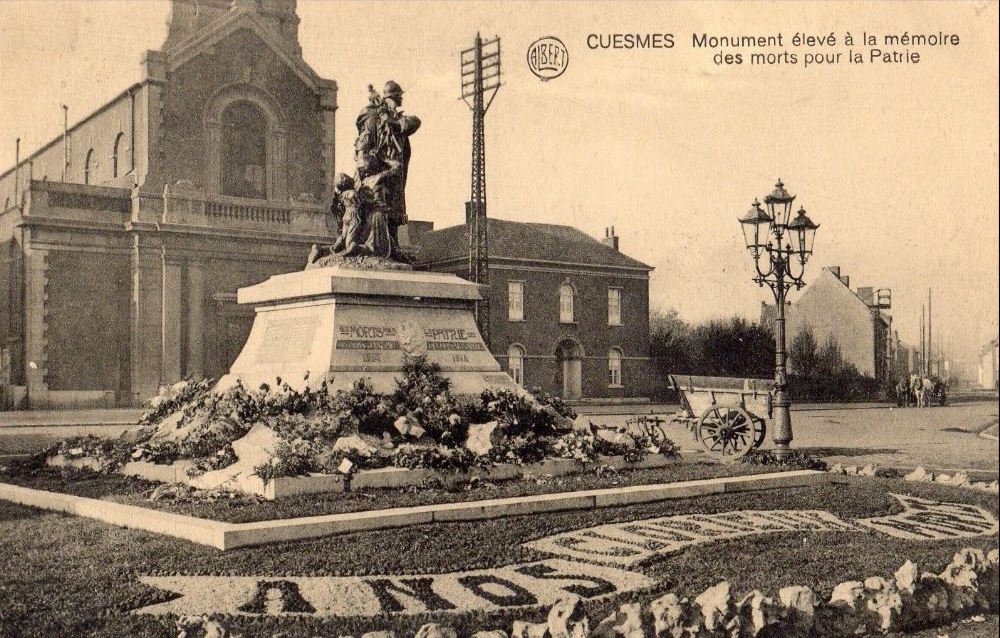 Cuesmes : monument lev a la mmoire des morts pour la patrie.