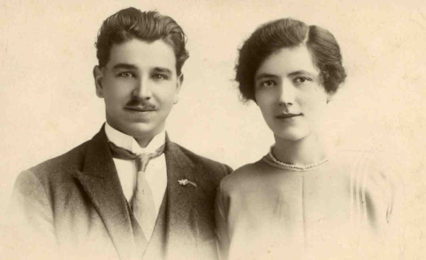 Robert et sa fiance Ester le 17/05/1923