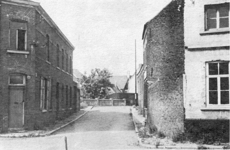 Saint-Ghislain : La rue du Cur, en 1945.